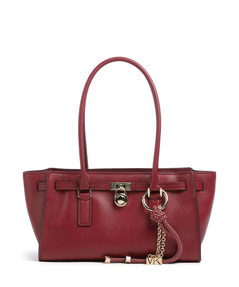 Michael Kors Hamilton Moderne Small Borsa a spalla deep red