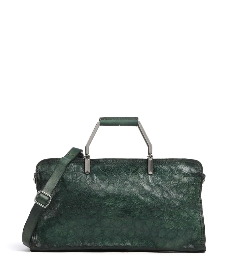 Campomaggi Borsa a mano green bottle