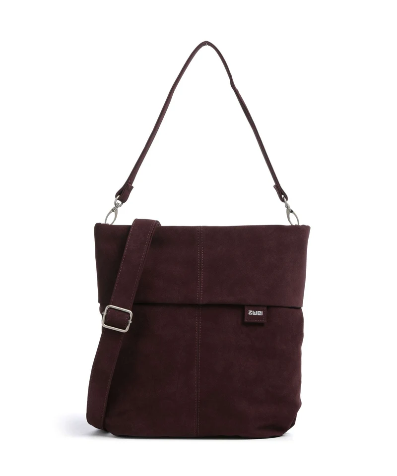 Zwei Mademoiselle.M M12 Borsa hobo nubuk/bordeaux
