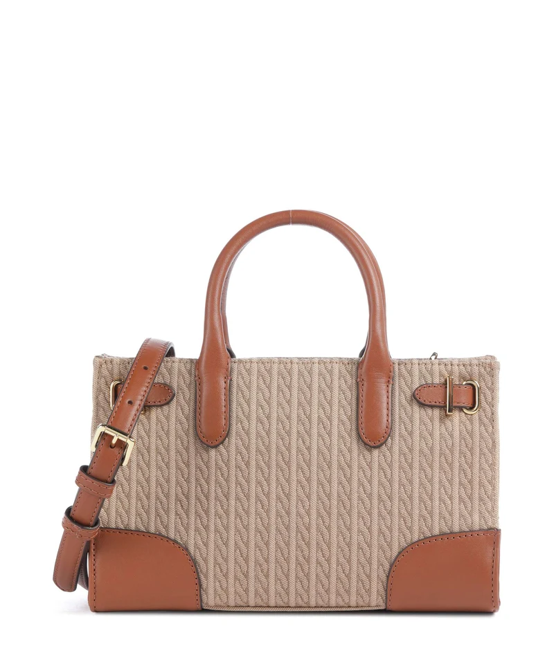 Lauren Ralph Lauren Devyn Small Borsa a mano khaki/lauren tan