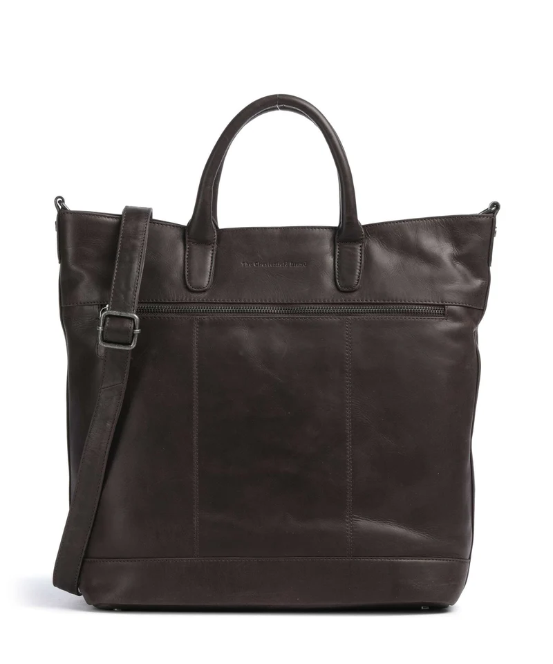 The Chesterfield Brand Wax Pull Up Cow Westbrook Borsa a mano brown