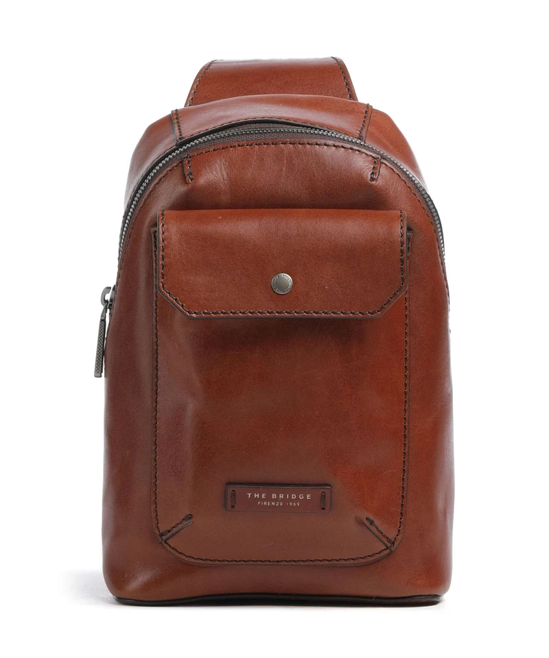 The Bridge Mattia Borsa sling marrone