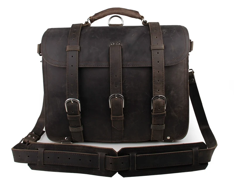 Leather Messenger Bag Experientia