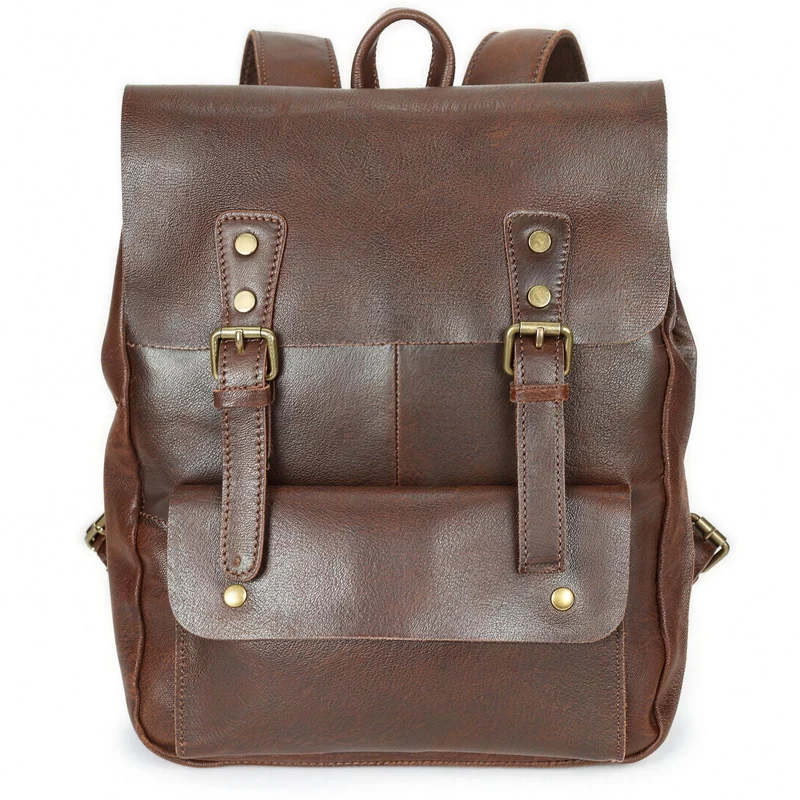Patina Leather Backpack Lutum