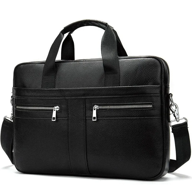 Vintage Leather Briefcase Teneo