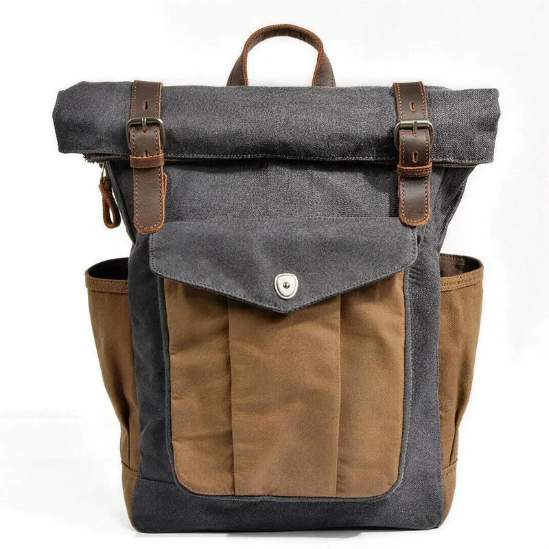 Retro Vintage Canvas Backpack Deliciae