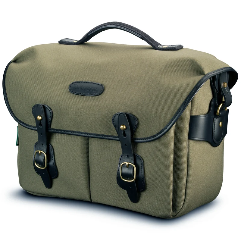 Billingham Borsa Hadley One FibreNyte Salvia/Bordi Cuoio nero