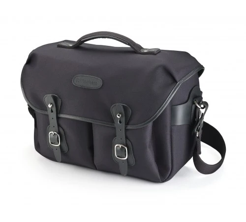 Billingham Borsa Hadley One FibreNyte Nero/Bordi Cuoio nero
