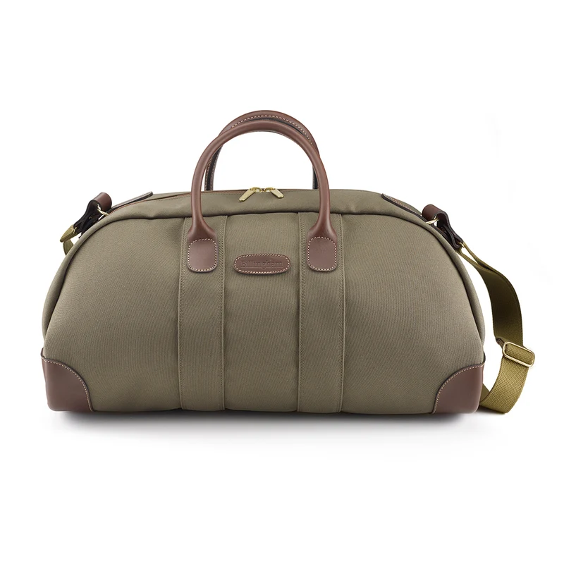 Billingham Borsa Weekender FibreNyte Salvia/Bordi Cuoio cioccolato
