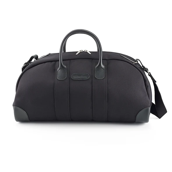 Billingham Borsa Weekender FibreNyte Nero/Bordi Cuoio nero