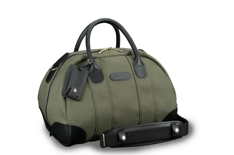 Billingham Borsa Overnight FibreNyte Salvia/Bordi Cuoio nero