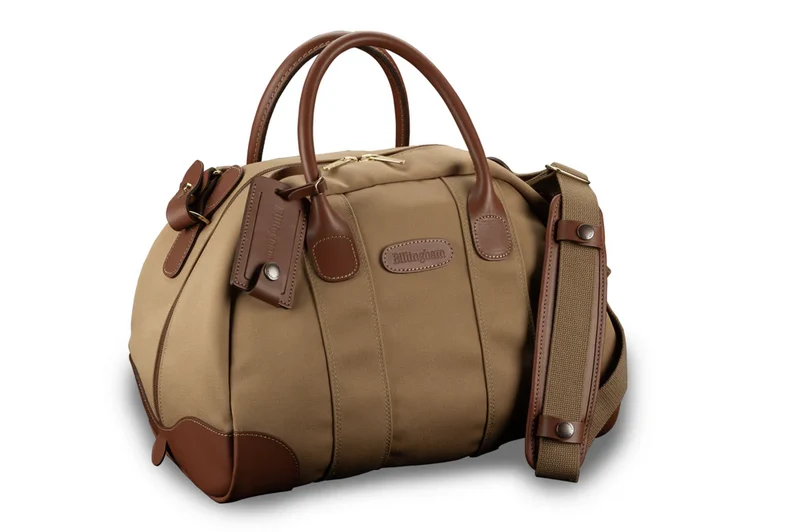 Billingham Borsa Overnight Canvas Khaki/Bordi Cuoio marrone chiaro