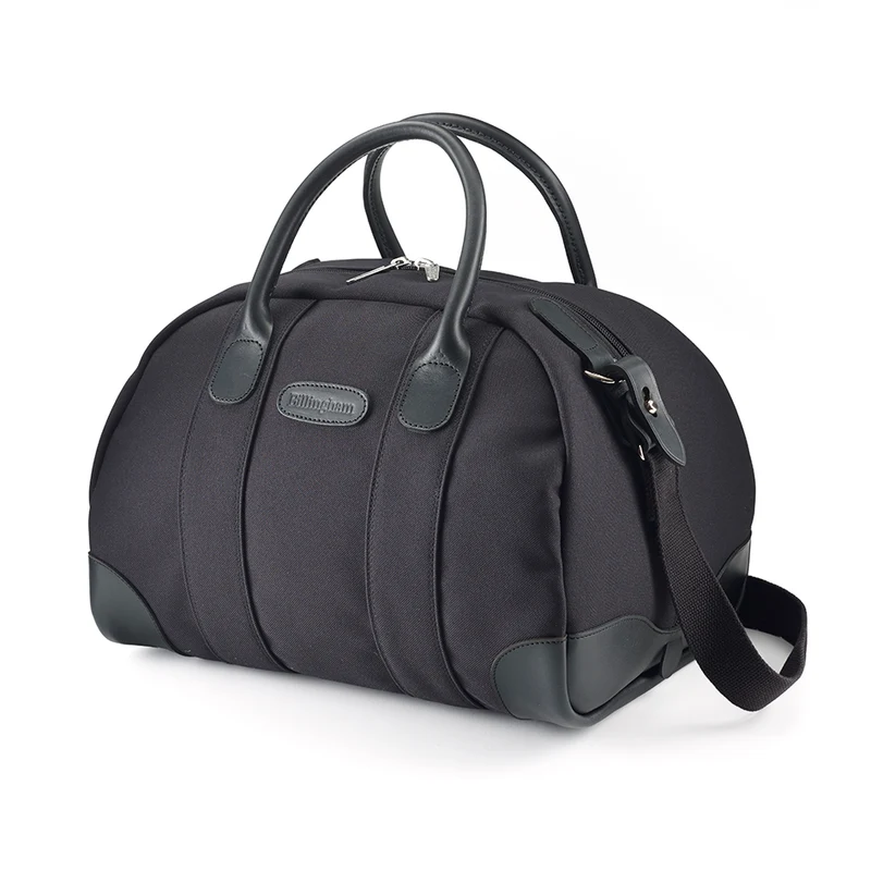 Billingham Borsa Overnighter FibreNyte Nero/Bordi Cuoio nero
