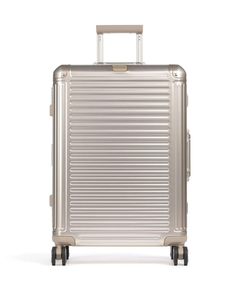 Travelite Next 2.0 Valigia trolley (4 ruote) champagne