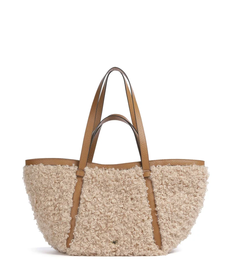 Abro Latxa Cosmo Large Borsa shopper natural