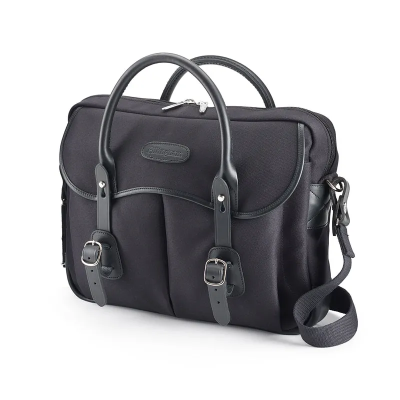 Billingham Borsa Thomas Brief case FibreNyte Nero/Bordi Cuoio nero