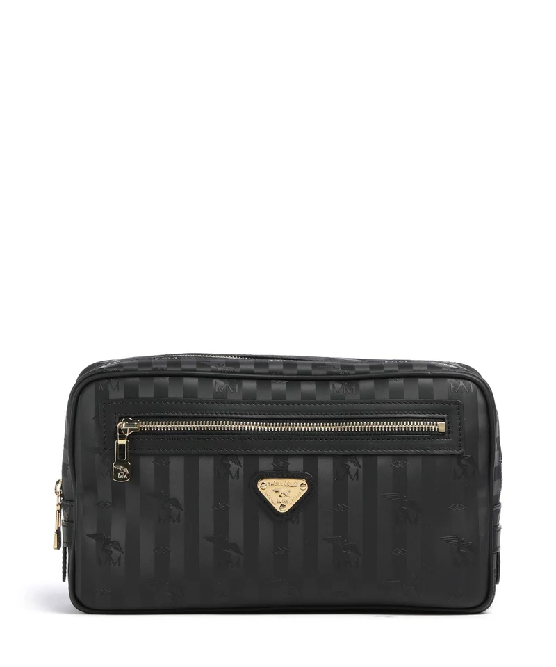 Maison Mollerus Vinerus Gurten Borsa da toilette classic schwarz