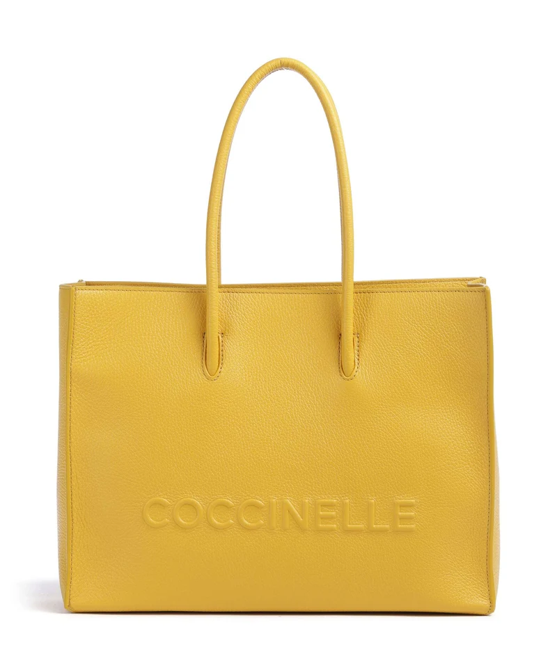 Coccinelle Myrtha Maxi Logo Borsa shopper soleado