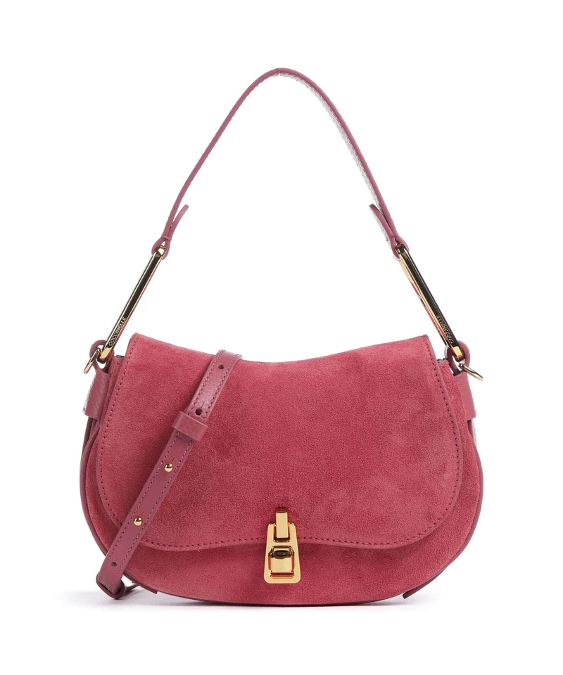 Coccinelle Magie Suede Borsa a spalla rosewood