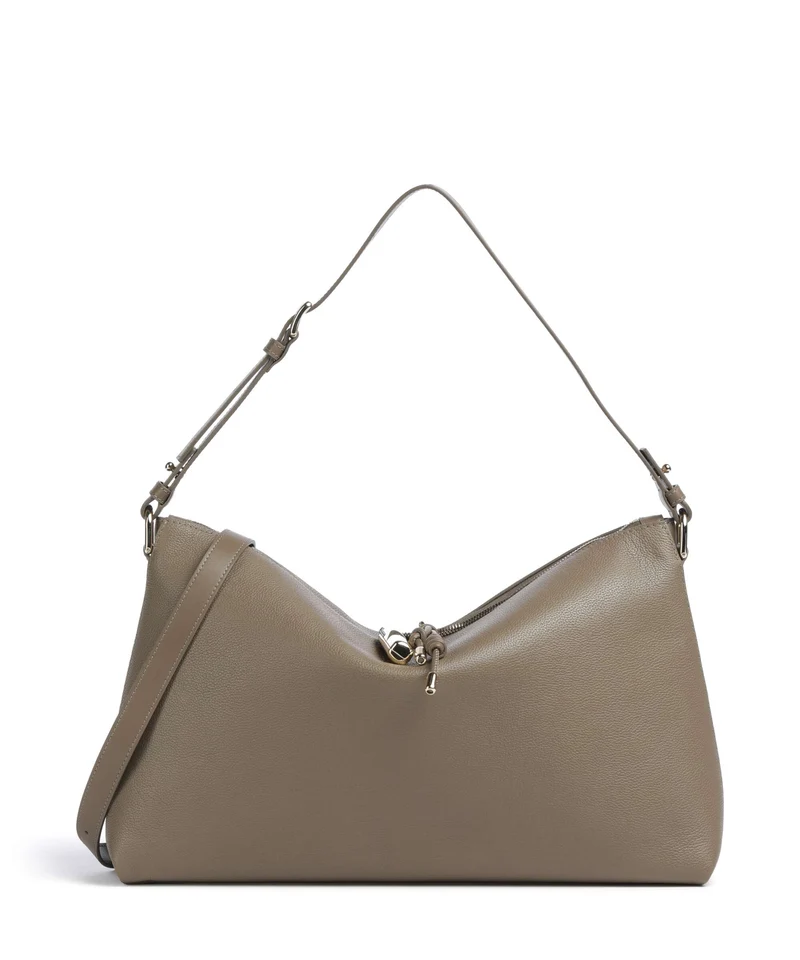 Furla Debby M Borsa hobo muddy gray