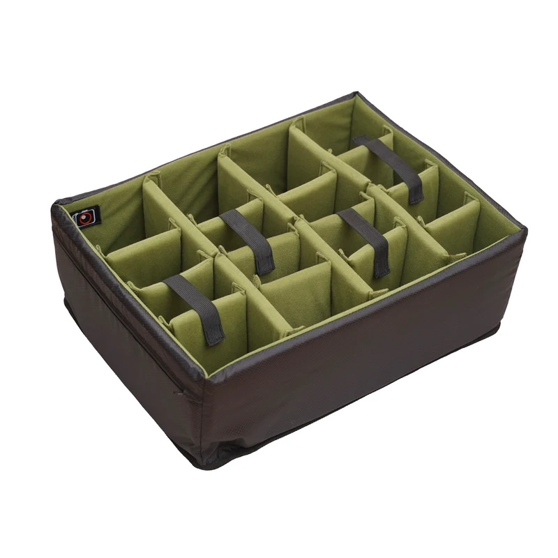 Peli 1560 army green padded divider organizer