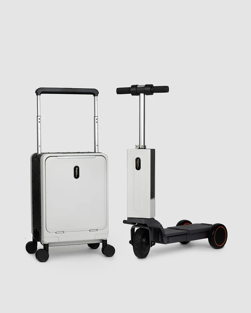 Helior – Valigia Trolley Smart con Funzione Scooter Integrata