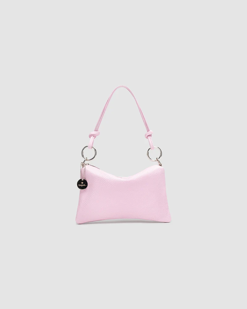 Borsa A Mano in Pelle - Labelle - Rosa