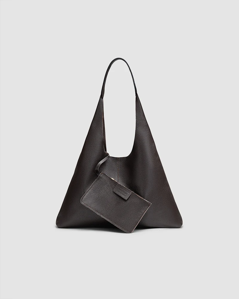 Borsa A Spalla in Pelle - Fluvia - Moro