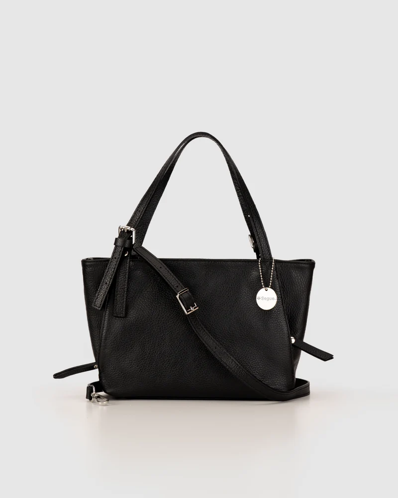 Borsa A Mano - Amarante - Nero