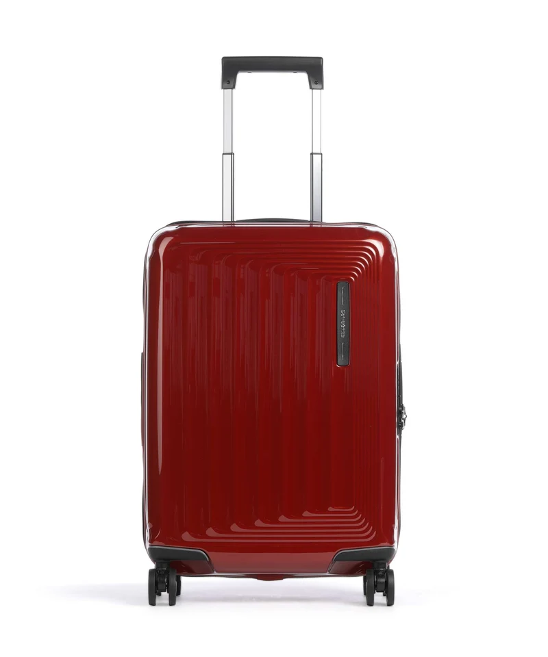 Samsonite Nuon Valigia trolley (4 ruote) metallic red