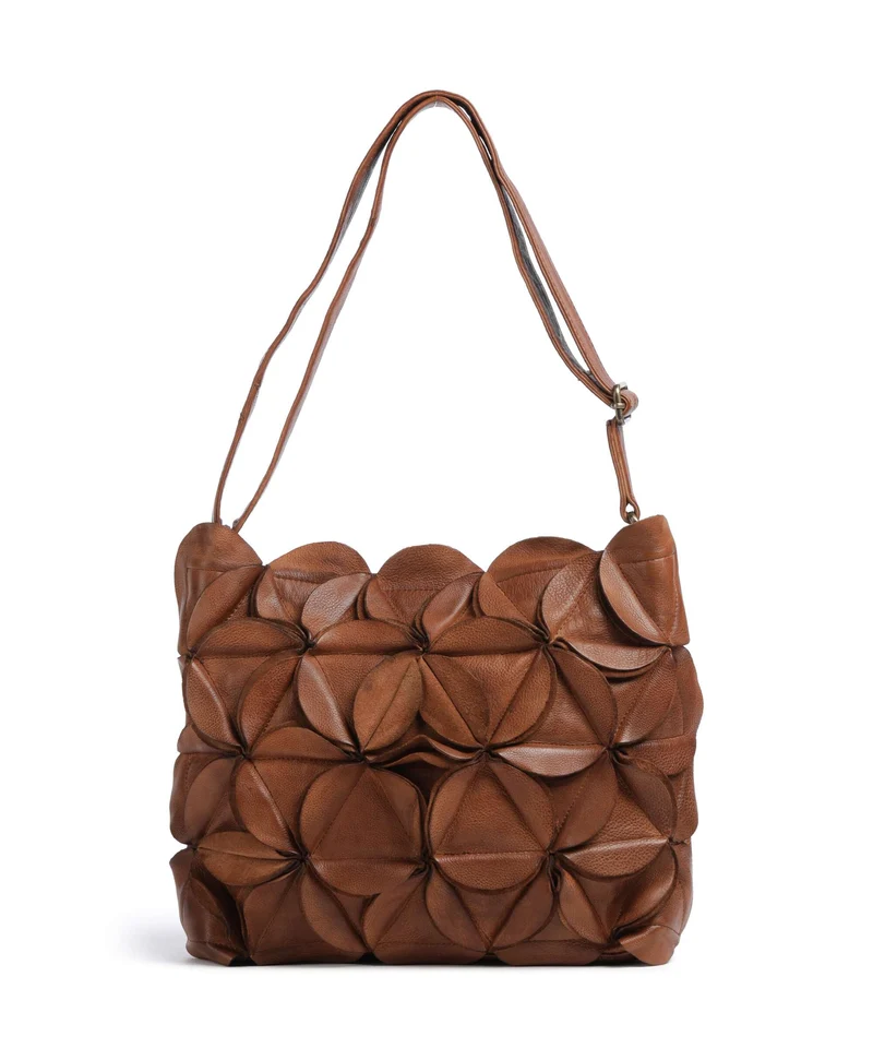Depeche Rio Borsa a spalla dark cognac