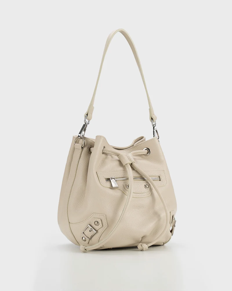 Borsa A Spalla - Honeycomb - Beige