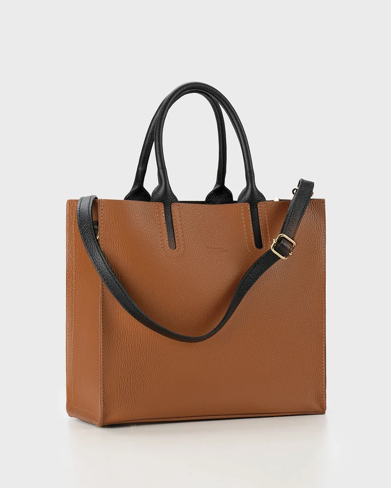 Borsa Tote - Sahara - Cuoio