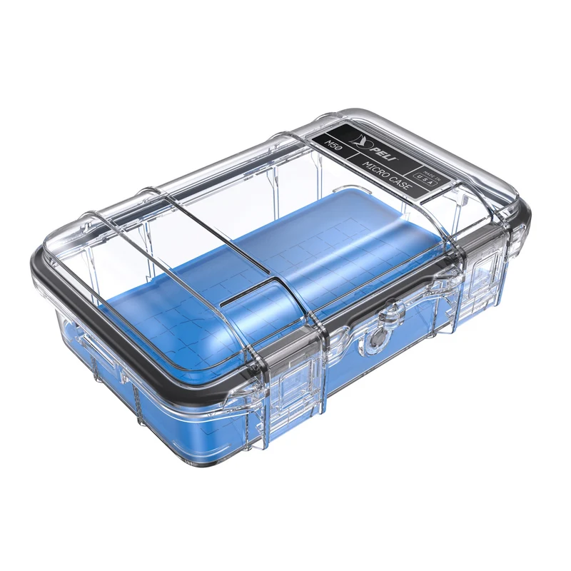 Waterproof Micro Case Peli M50 Clear/Blue