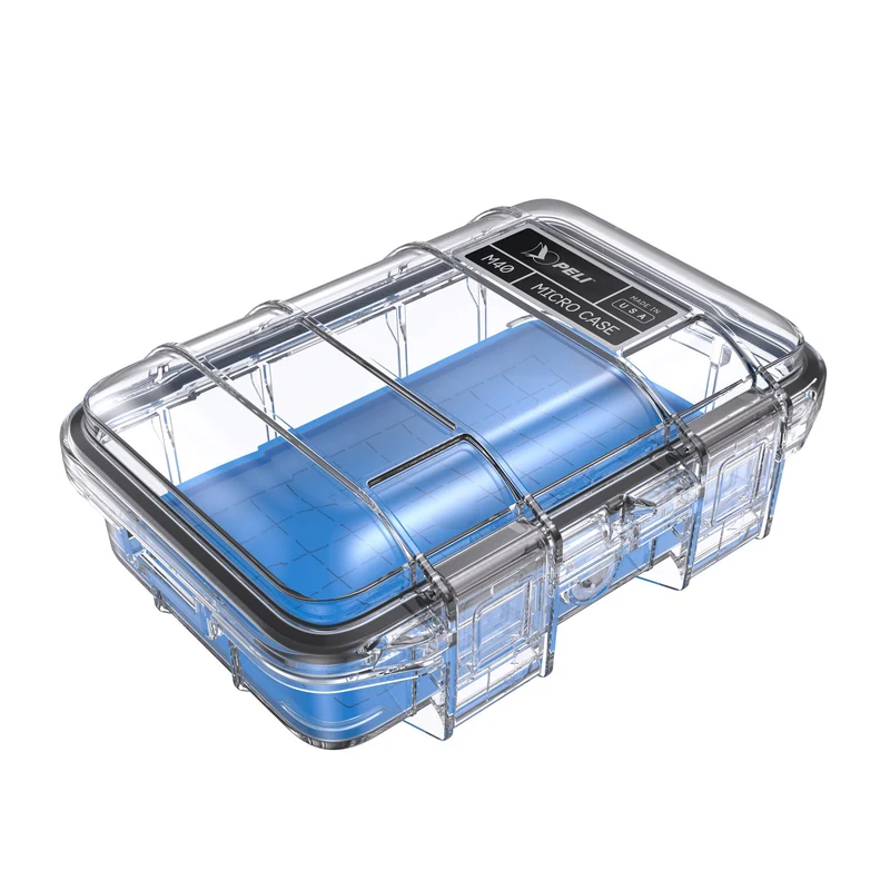 Waterproof Micro Case Peli M40 Clear/Blue