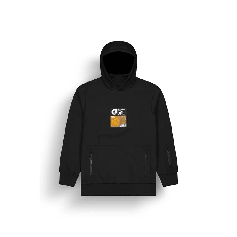 Parker Jacket Felpa Snowboard Black