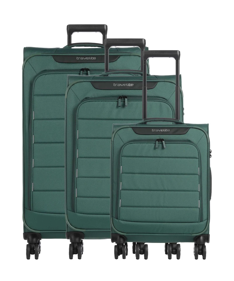 Travelite Skaii Set valigie trolley (4 ruote) green