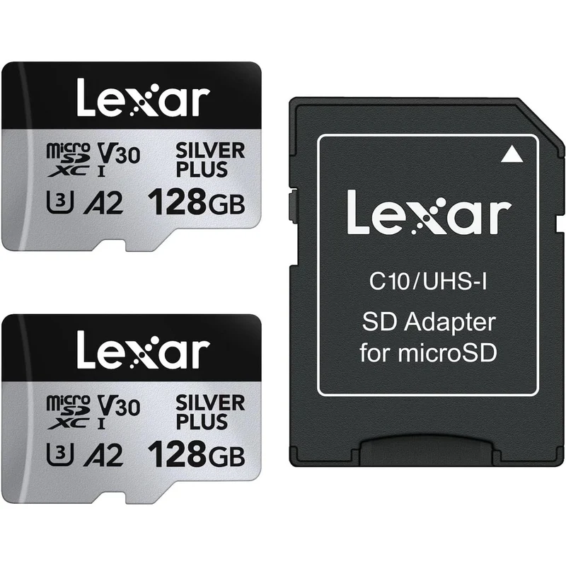 Lexar MicroSD 128GB Bipack Silver A2 V30