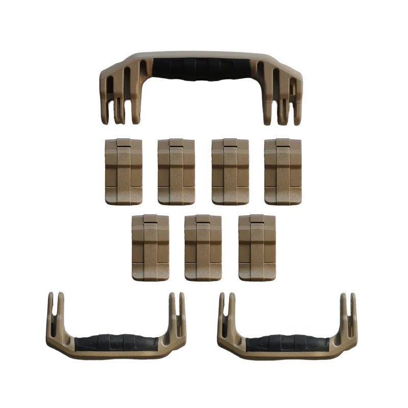 Replacement Latches and Handles Set for Peli 1650 Desert Tan