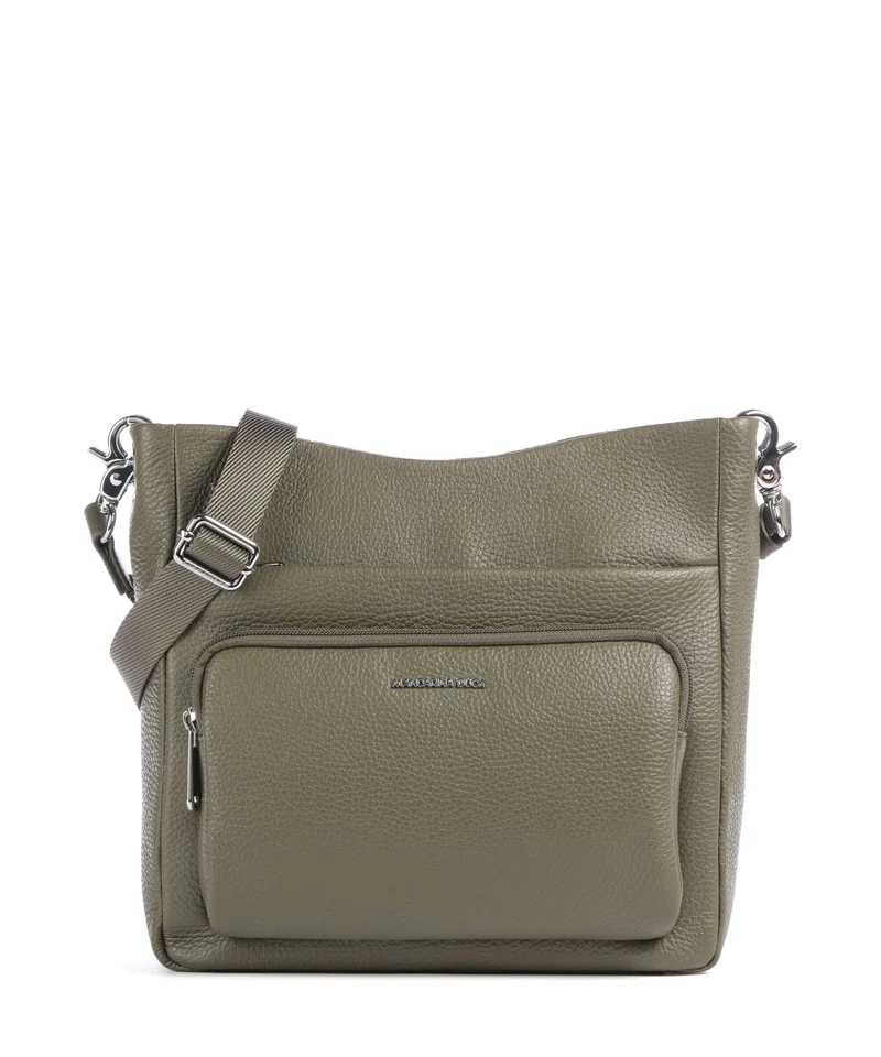 Mandarina Duck Mellow Leather Borsa a tracolla winter olive
