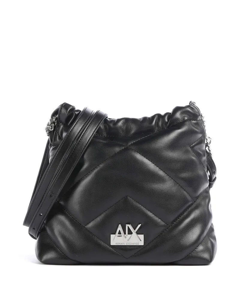 Armani Exchange Vicky Borsa a secchiello black