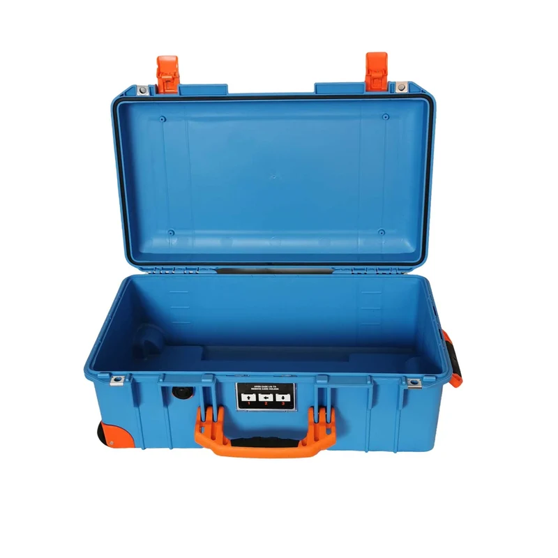 Peli Air 1535 Carry-On Color Case Blue with Orange