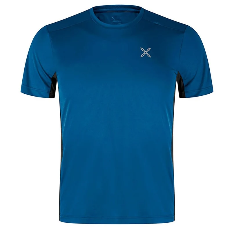 World 2 T-Shirt Montagna Uomo Deep Blue