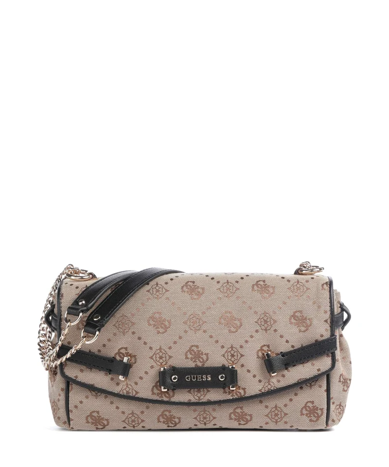 Guess Dorothy Borsa a spalla latte logo/black