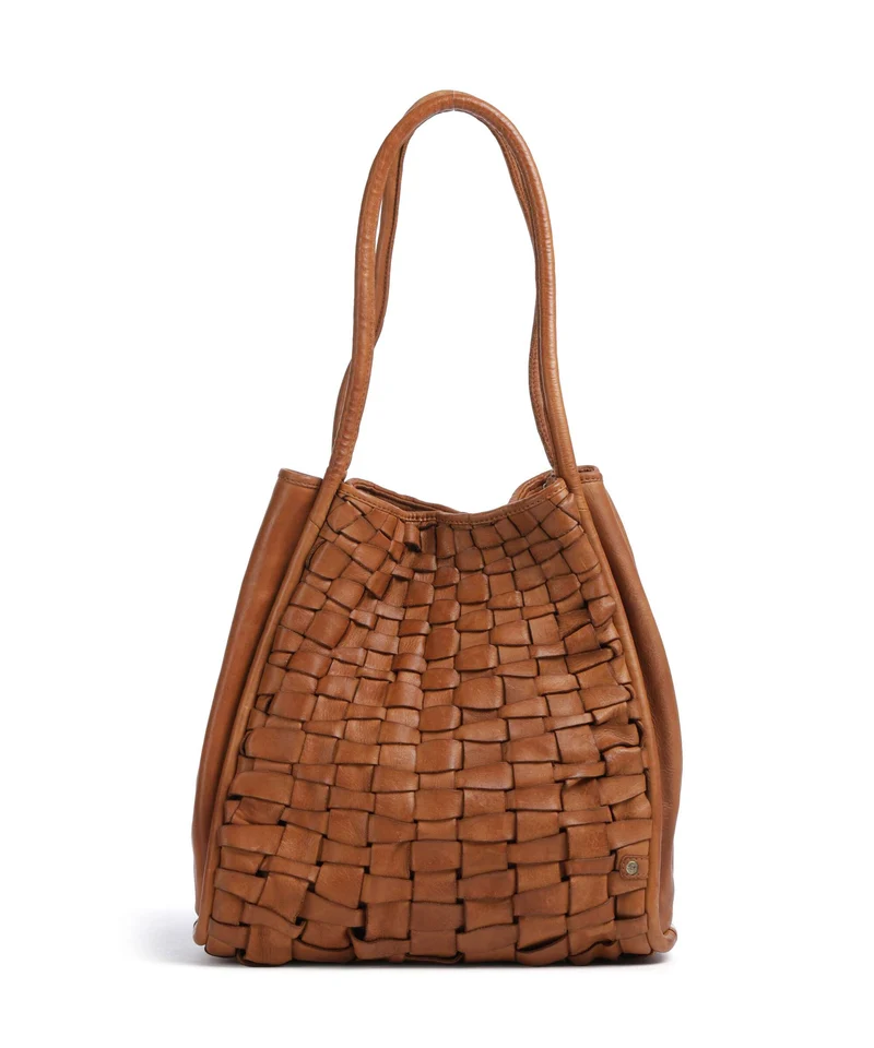 Depeche Warsaw Borsa shopper vintage cognac