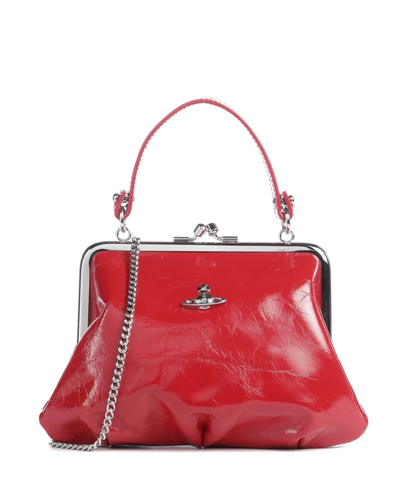 Vivienne Westwood Granny Frame Naplak Borsa a mano red