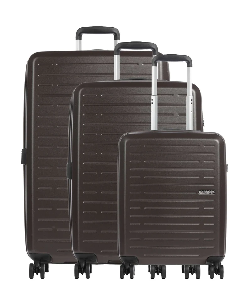 American Tourister Aerojoy Set valigie trolley (4 ruote) metallic brown