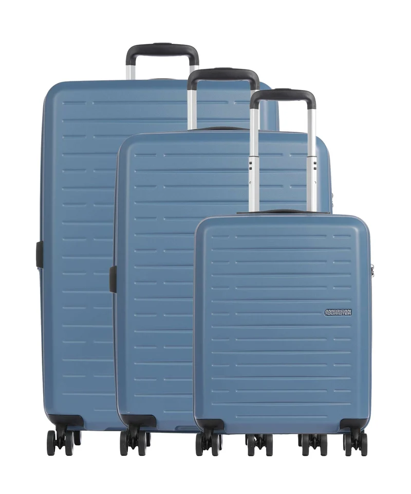 American Tourister Aerojoy Set valigie trolley (4 ruote) coronet blue