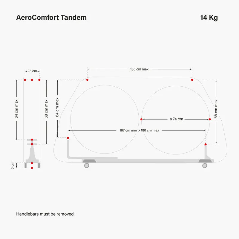 BORSA PORTA TANDEM AEROCOMFORT