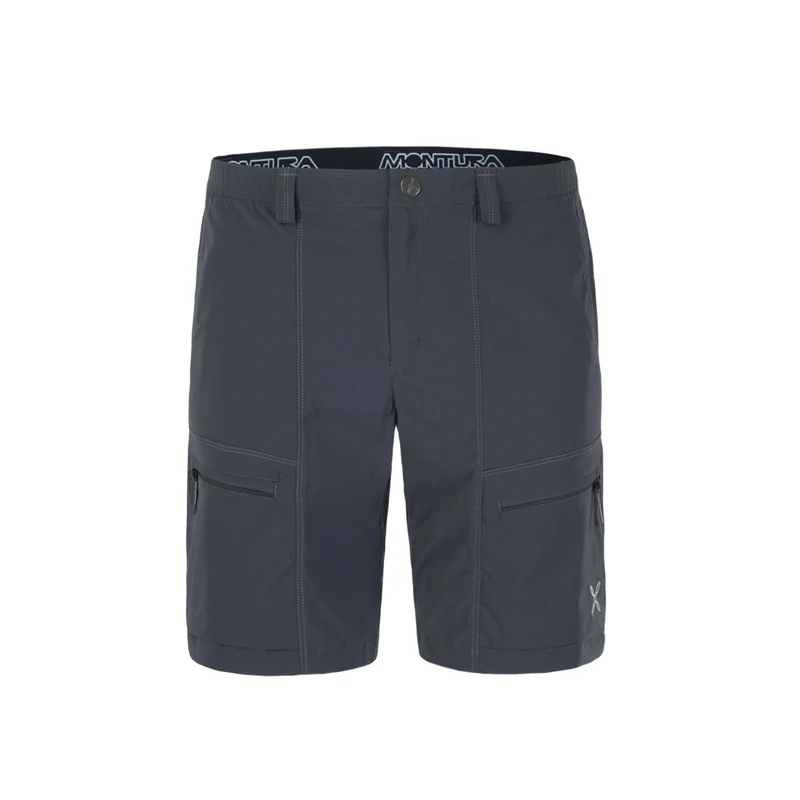 Travel Bermuda Shorts Antracite Montagna Uomo